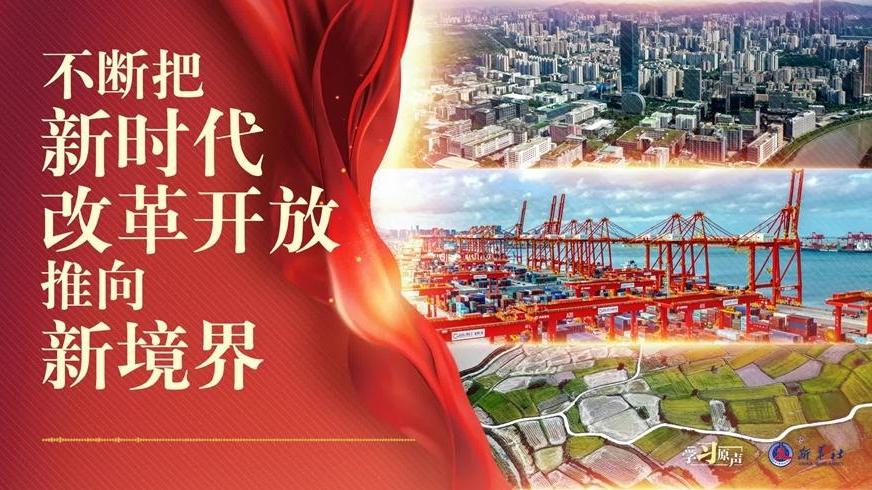 學(xué)習(xí)原聲｜不斷把新時代改革開放推向新境界